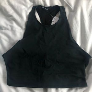 Forrest green longline sports bra